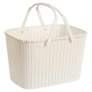 手提洗澡篮子浴筐洗漱用品韩范儿可爱洗浴沐浴蓝浴室收纳篮框筐