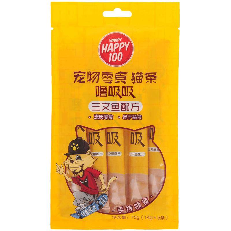 猫条100支猫咪猫零食顽皮噜吸吸无诱食剂幼猫罐头用品整箱旗舰店
