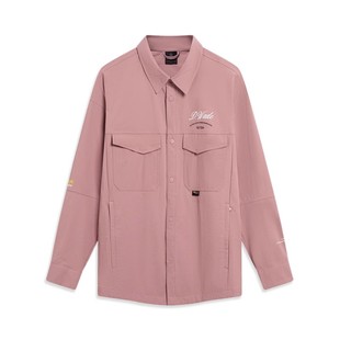 李宁男春季休闲运动舒适透气风衣长袖无帽上衣AFDT511-B品