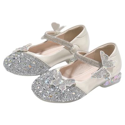 星期六新款女童水晶公主鞋