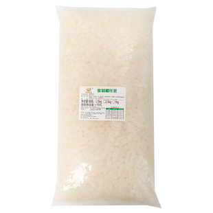 COCO都可奶茶店专用方型椰果亿德蜜制椰纤果袋装椰果5KG奶茶原料