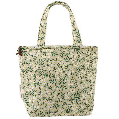 加厚中号棉布手拎包通勤包女