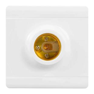 E27螺口灯座LED灯泡螺旋灯头暗装螺纹灯口家用节能灯底座明装吸顶