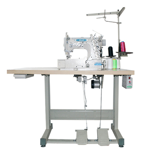 松立四针六线绷缝机 工业电动T恤内衣内裤衣车缝纫机可改厚料