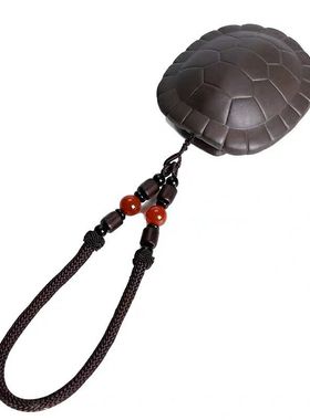 紫砂创意招财手玩把件