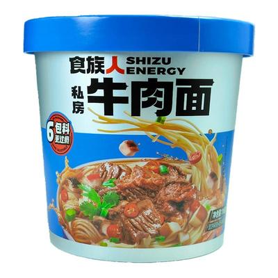 食族人私房牛肉面6桶方便速食