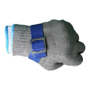 钢丝手套防割五指裁剪不锈钢切肉杀鱼抓蟹开生蚝防切割防扎金属铁