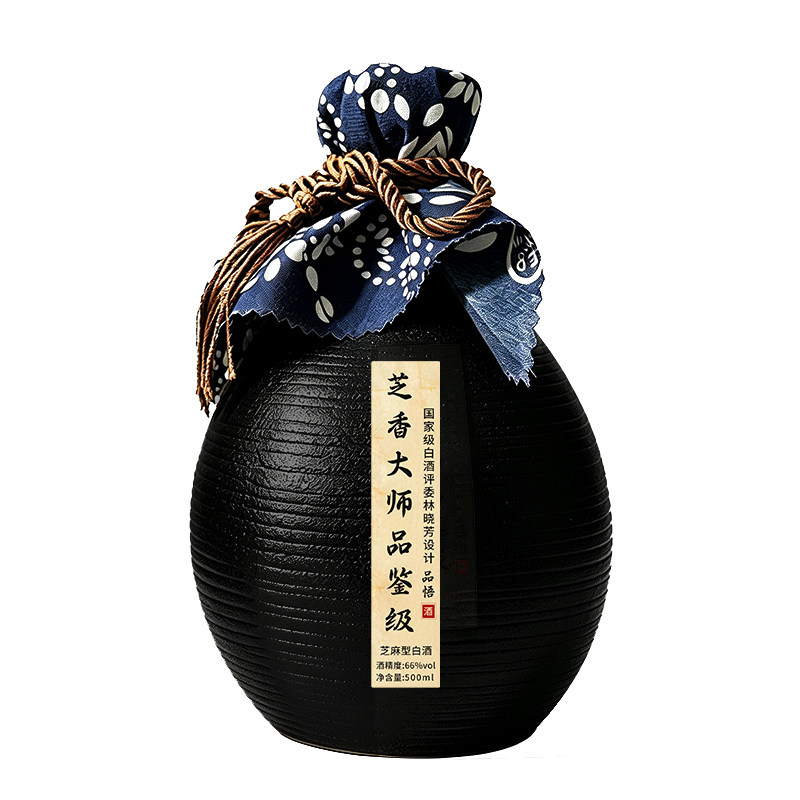 大师品鉴级芝麻香型66度原浆酒