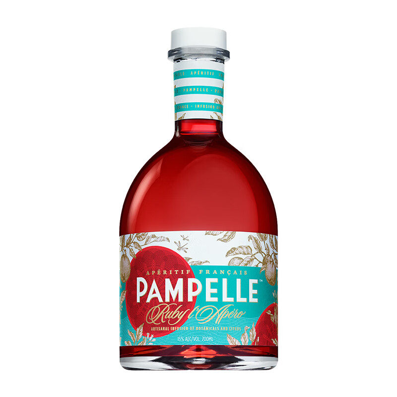 潘佩尔(PAMPELLE)【原瓶进口】红西柚利口酒洋酒700ml