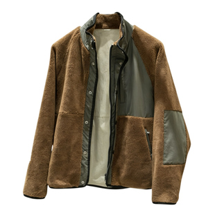 【LP版】冠希同款！双面穿LP秋冬羊羔毛男女宽松泰迪夹克夹棉外套