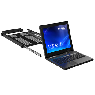 迈拓维矩 MT-1716UL 16口kvm切换器vga17英寸LED屏一体机16进1出多电脑显示器usb键盘鼠标共享器抽拉机架式1U