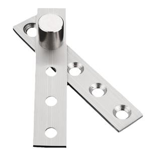 门轴鸡嘴铰链可旋转连接件偏心一字转动上下隐形门转轴天地轴合页