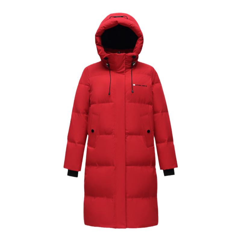 长款羽绒服雪中飞连帽