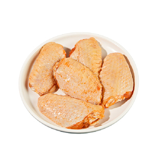 大恩翅中20只装鲜嫩多汁冷冻调理腌制奥尔良烤翅中鸡翅休闲健身