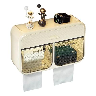 卫生间厕纸盒两用带抽屉