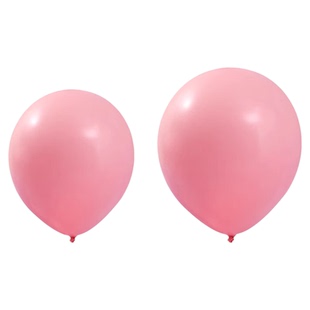 梦幻马卡龙气球高级感粉白色彩生日布置儿童无毒周岁派对场景装饰