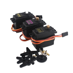 MG995 MG996R金属标准舵机 0-180-360度伺服舵机SG-5010舵机模块