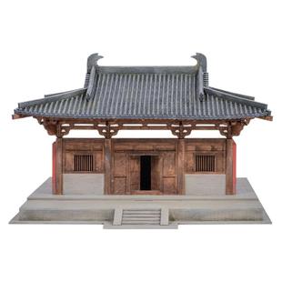 木上匠南禅寺大殿古建筑模型成品新中式摆件木质古风客厅装饰摆设
