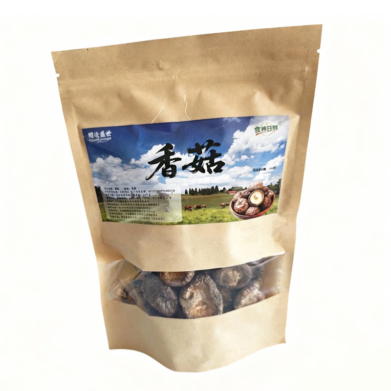 香菇干货特产肉厚干蘑菇