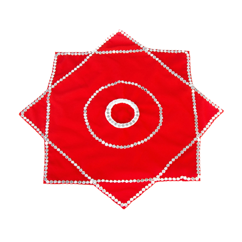 兒童專業(yè)考級跳舞蹈手絹花麻紗二人轉(zhuǎn)東北秧歌手帕幼兒園小號一對