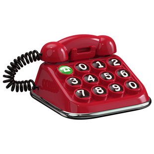 车载临时停车号码牌汽车挪车电话牌电话机停车号码牌复古摆件新款