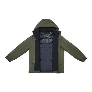 CAT卡特秋冬户外时尚休闲通勤百搭连帽短款工装羽绒服