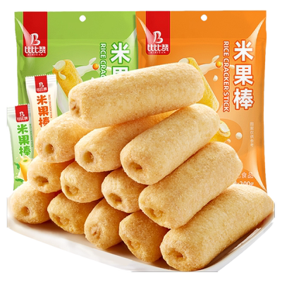 比比赞米果卷能量棒解馋零食小吃