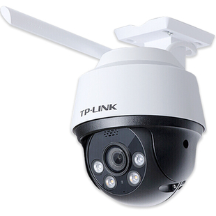 普联tplink安防摄像头POE供电全彩夜视360全景无死角家用室内手机远程监控器室外防水语音声控报警有线监控器