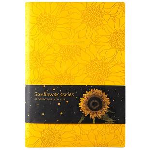 卡杰A5文艺精致日记本高档笔记本定制本子高颜值加厚随身手账横线记事本大学生错题软皮本记录手帐本可印logo