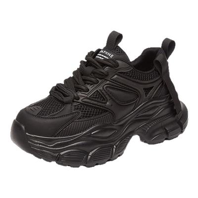 达芙妮女鞋正品网面透气老爹鞋