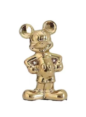 网红轻奢迎宾米奇唐老鸭摆件家居饰品入户玄关客厅酒柜装饰品北欧