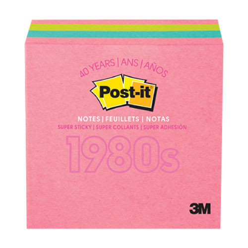 限定美国3M便利贴狠贴学生用便签彩色小本便签本Post-it便条纸本子记事贴可爱网红可撕办公文具n次贴