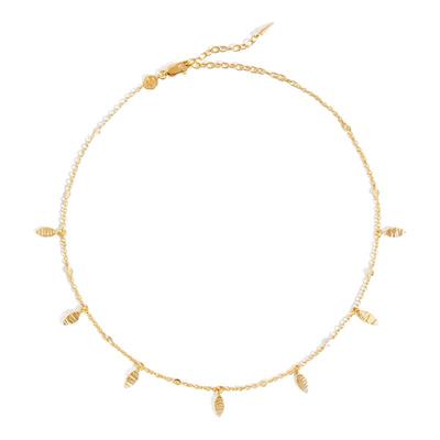 Missoma王霏霏同款小金叶项链