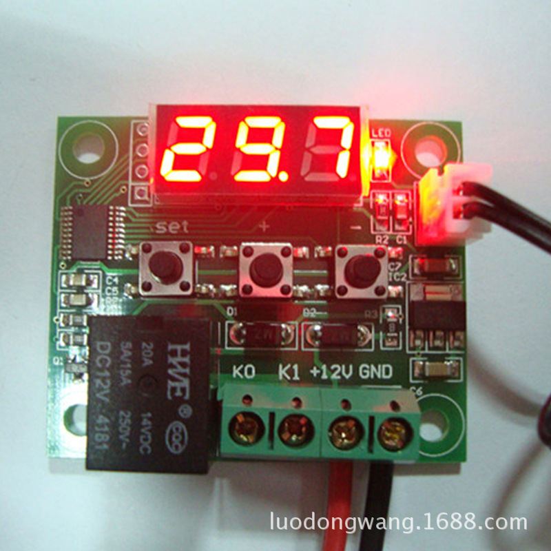 直营1029冰箱温控开关可调温度控制器显示器调节温控器温控板