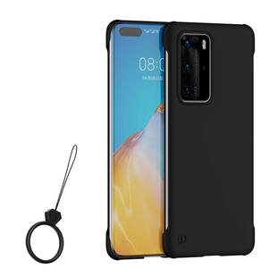 华为P40Pro手机壳无边框P40超薄磨砂适用于p40pro+半包散热硬壳p4o镜头全包防摔曲面屏pro男女5g外壳保护套