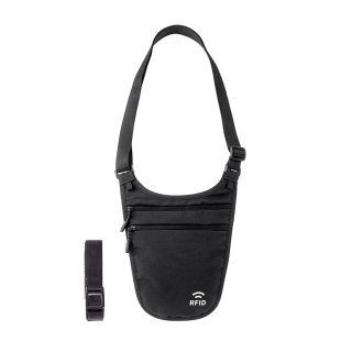 出国旅行贴身防盗腰包RFID随身腋下包欧洲证件包隐形女士手机腰包