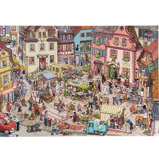 猫的天空之城拼图1000片成人版高级感全景视觉大发现解压拼图玩具