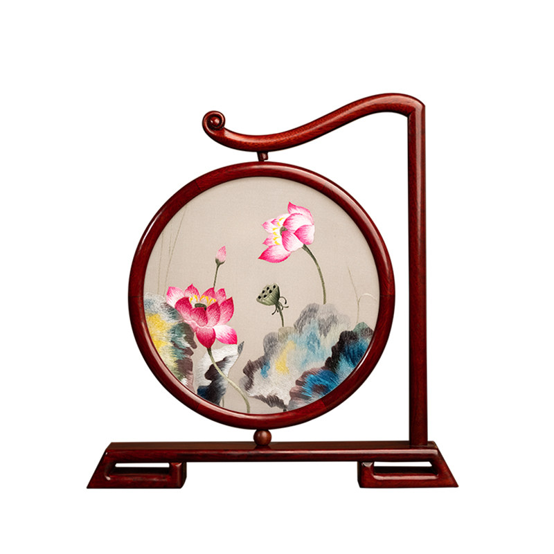 绣美苏绣摆件中式家居商务礼品
