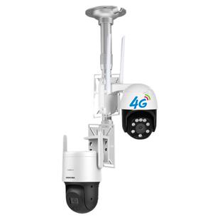 监控球机吊装伸缩调节支架银铝合金室内外壁装可安装多个摄像头