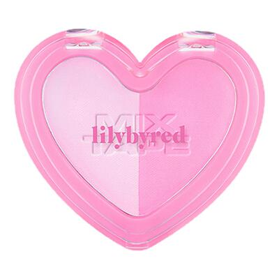 Lilybyred新款爱心双色腮红顺滑
