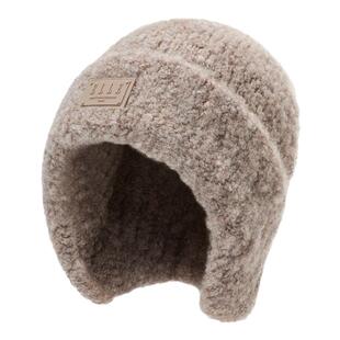 ELLE羊毛针织帽女士秋冬季户外时尚加厚保暖毛绒毛线帽子冷帽防寒