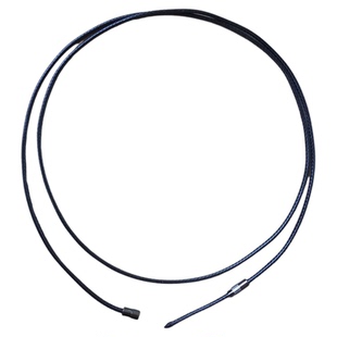 玉佩挂坠黑绳黄金吊坠挂绳男女半成品黑色蜡皮绳项链挂件绳子细绳