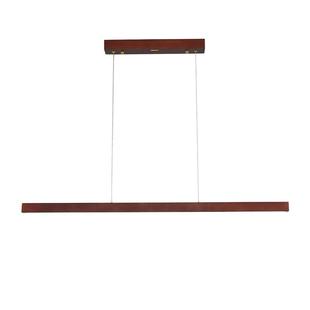 雷士照明全光谱一字餐厅灯中古吊灯简约宋氏美学餐桌灯极简长条灯