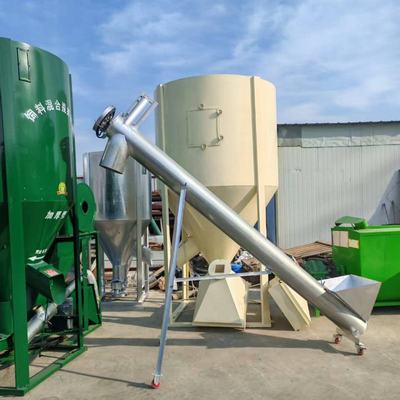 饲料粉碎搅拌一体机立式搅拌机养殖混合机械成套设备饲料加工机械