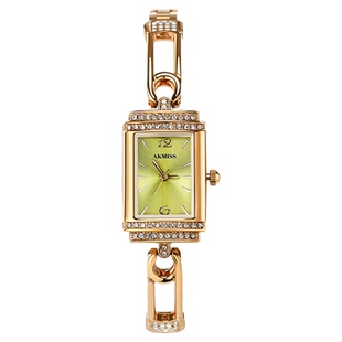 阿卡迷丝AKMISS小星岚手表腕表方盘轻奢简约时尚小巧精致女生礼物