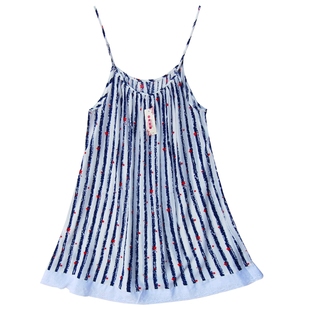 棉绸宽松吊带睡裙女士夏季裙子大码可爱绵绸睡衣薄款人造棉家居服