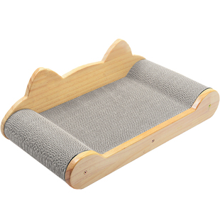 猫抓板不掉屑耐磨多功能可替换猫抓盆嗨皮猫保护沙发耐用猫咪用品