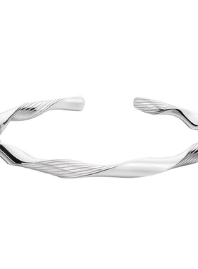 永兴银楼时尚女999足银扭纹手镯