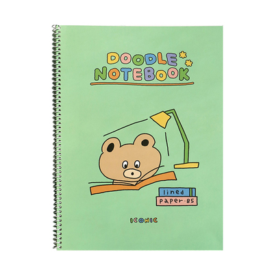 iconic可爱涂鸦风横线格子记事本