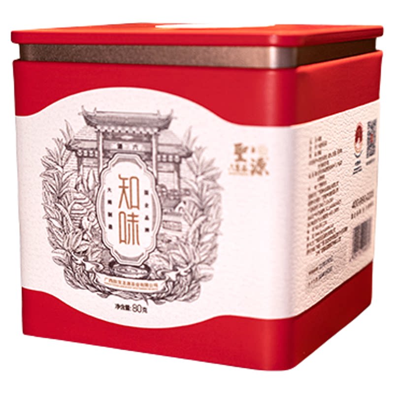 知味广西梧州陈香六堡茶80g